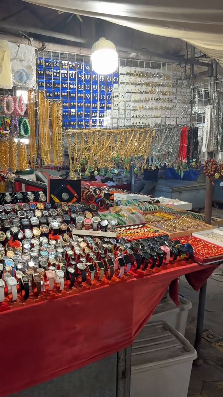 Local products and clothing for sale