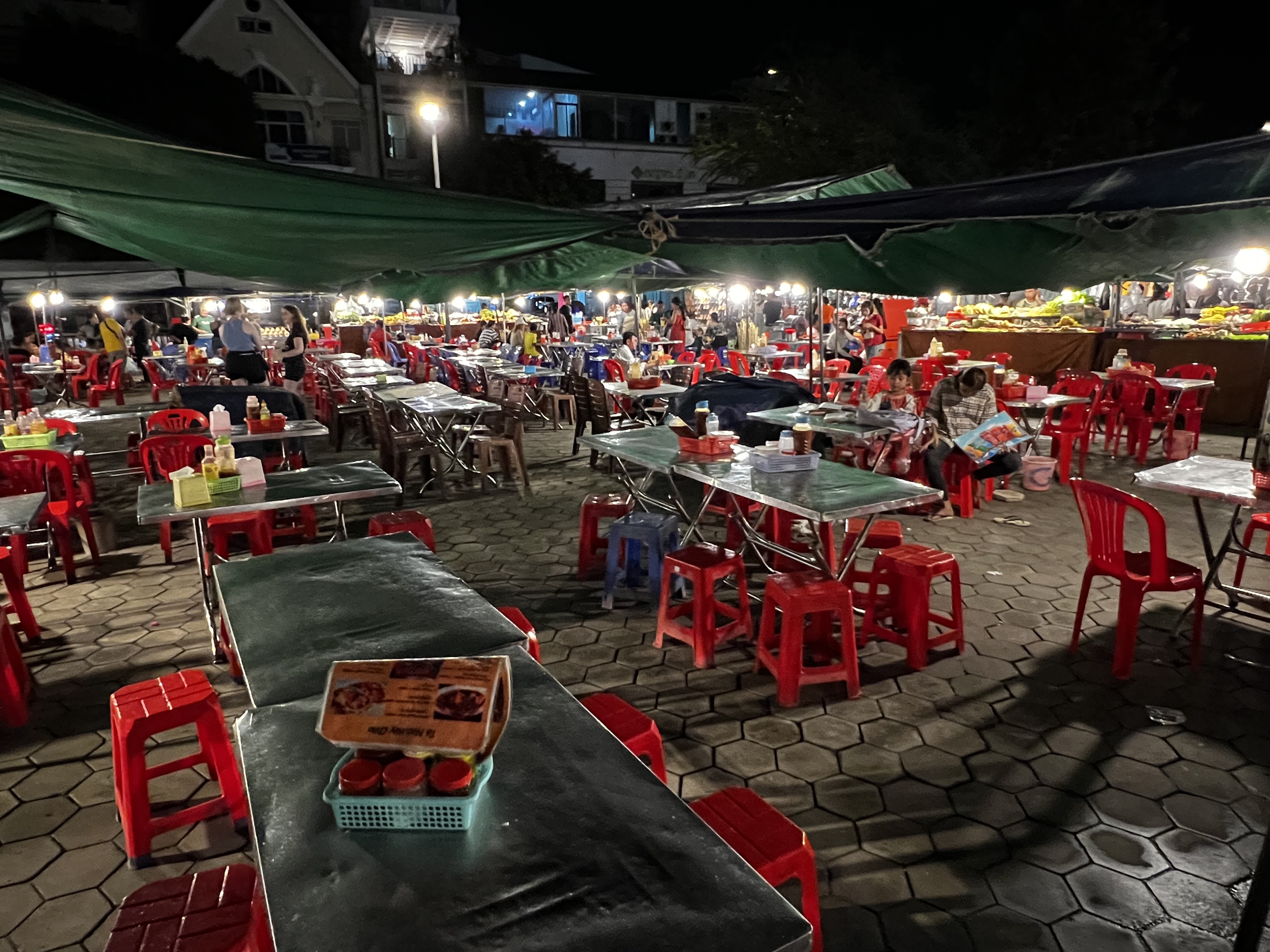Grilled food and snacks at the night market